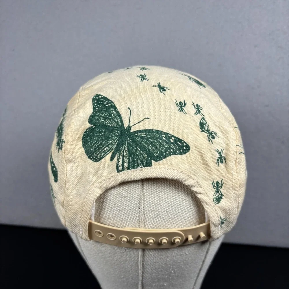 Vintage Relevant Headwear Insect Print Hat Duck Cotton 5 Panel Dragonfly Cap